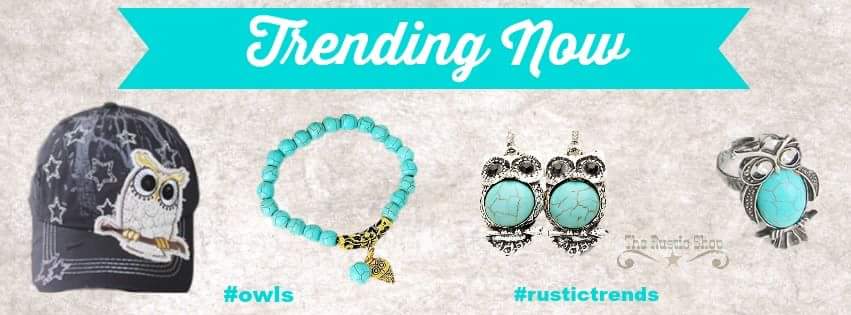 rusticrenewed's tweet photo. Fun new items at The Rustic Shop! 
https://t.co/tLl20PUIe6 
#owls #rustictrends #trending #fun #Turquoise  #new https://t.co/BAiuuynWdf