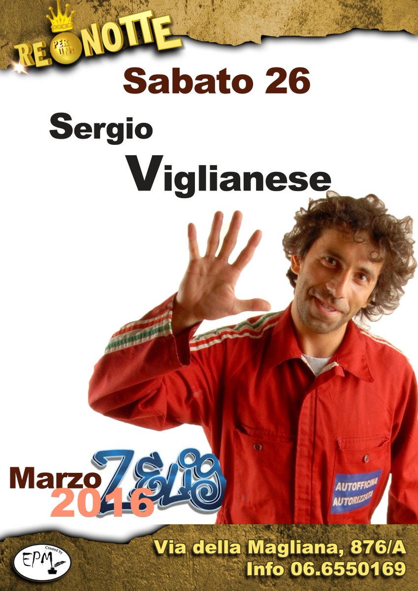 Reperunanotterm's tweet photo. #zelig #zeligoff #viglianese al re per una notte!
da non perdere! https://t.co/jSJ7SXbsvk