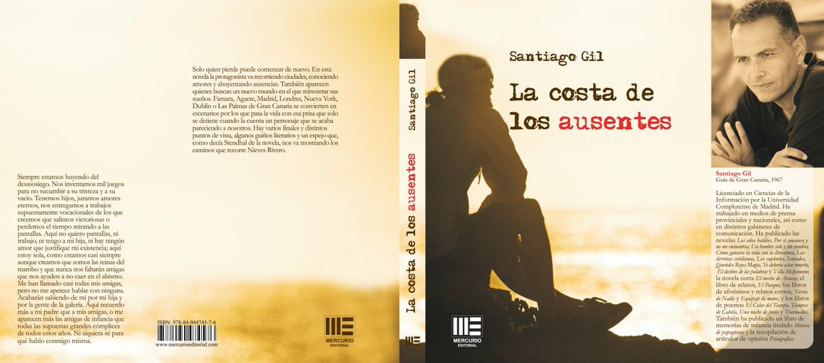 SantiagoGilG's tweet photo. Comparto la cubierta de La costa de los ausentes, la novela que publica en abril Mercurio Editorial @jorgeliria. https://t.co/d70HZ93r9u