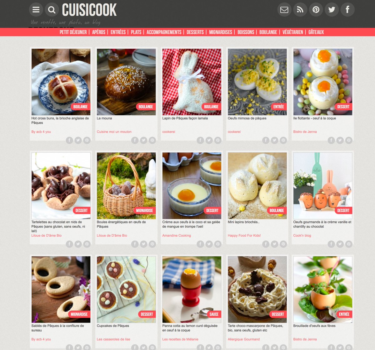 CuisiCook's tweet image. 🐣🐰On continue avec les nouvelles recettes de #Paques2016 que vous venez de poster! 🐥🌷cuisicook.com/recherche?quer…