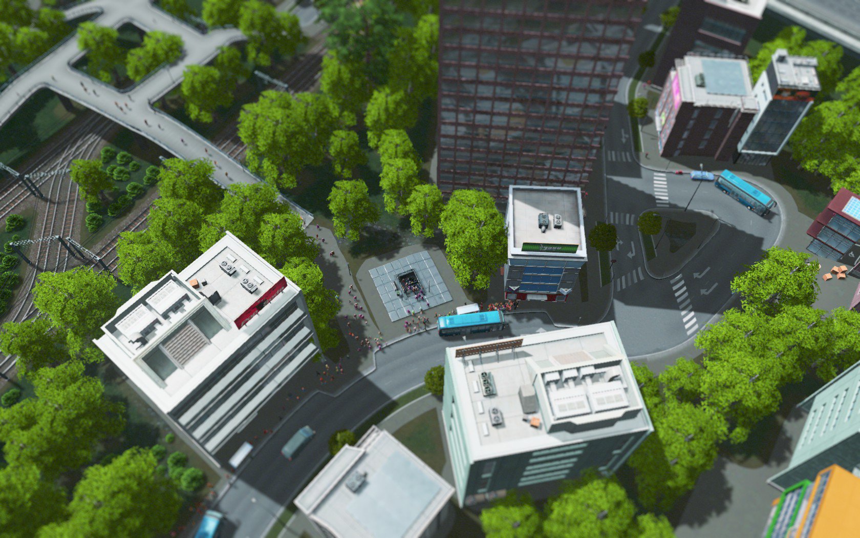 ট ইট র Cities Skylinesあるある 駅の近くは歩道橋作って街路樹植えるだけで相当イイ感じになる T Co Fffasfb3vw