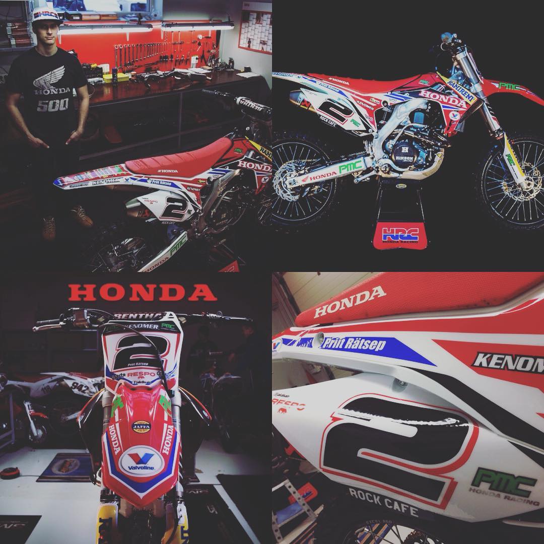 SmartshopRacing's tweet photo. “Nice to have @priit221 back with @pmc_honda_racing and @wpsuspension  for 2016! https://t.co/H5ctPi8zLO https://t.co/mBcr2wnqqL