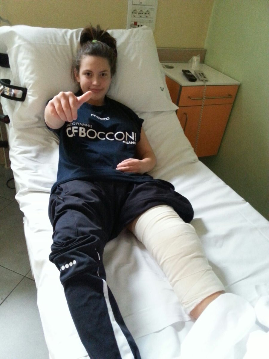 Operazione al ginocchio sx perfettamente riuscita per Giulia Pagani ! Ti aspettiamo al più presto,forza Giuly ! #CFB