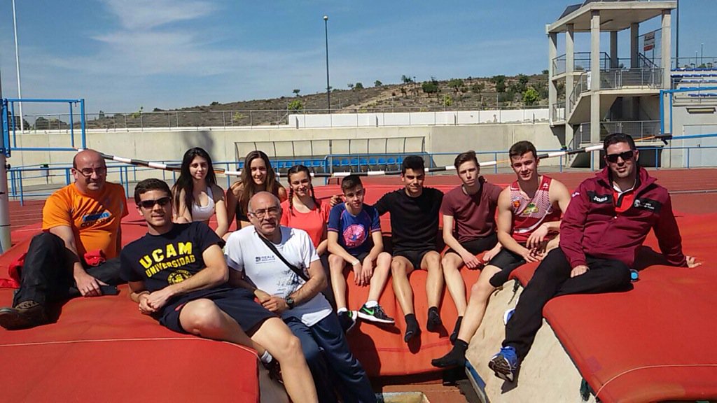 la_famu's tweet photo. Alrededor de las 14:30h. @la7deportes se hace eco de la tecnificación en pértiga de este sábado en Alcantarilla! https://t.co/WcRoH4z1XK