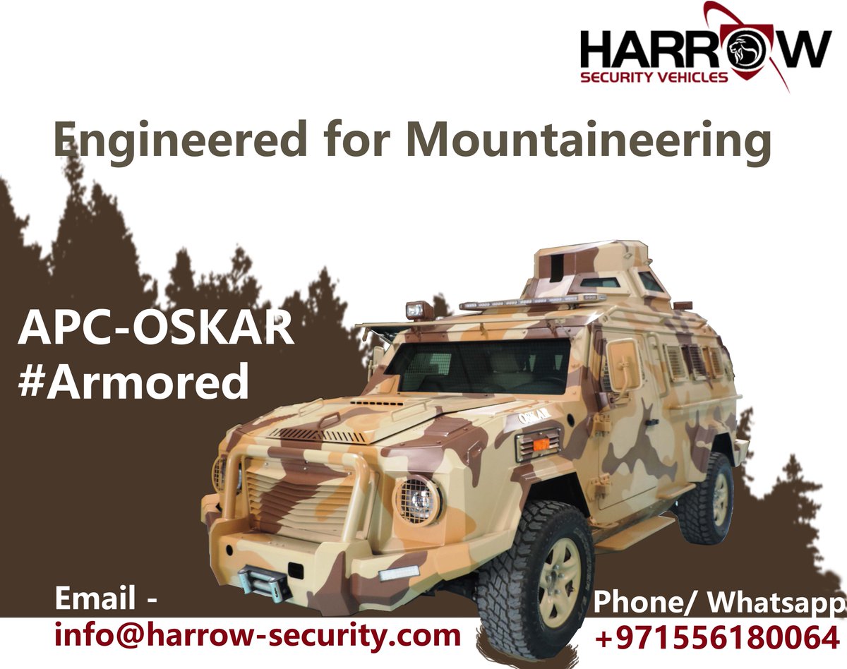 harrow_security's tweet image. Made for the rocks of wild terrain. 
Engineered for mountaineering.
المقدمة إلى الصحراء.
المهندسة لتسلق الجبال.