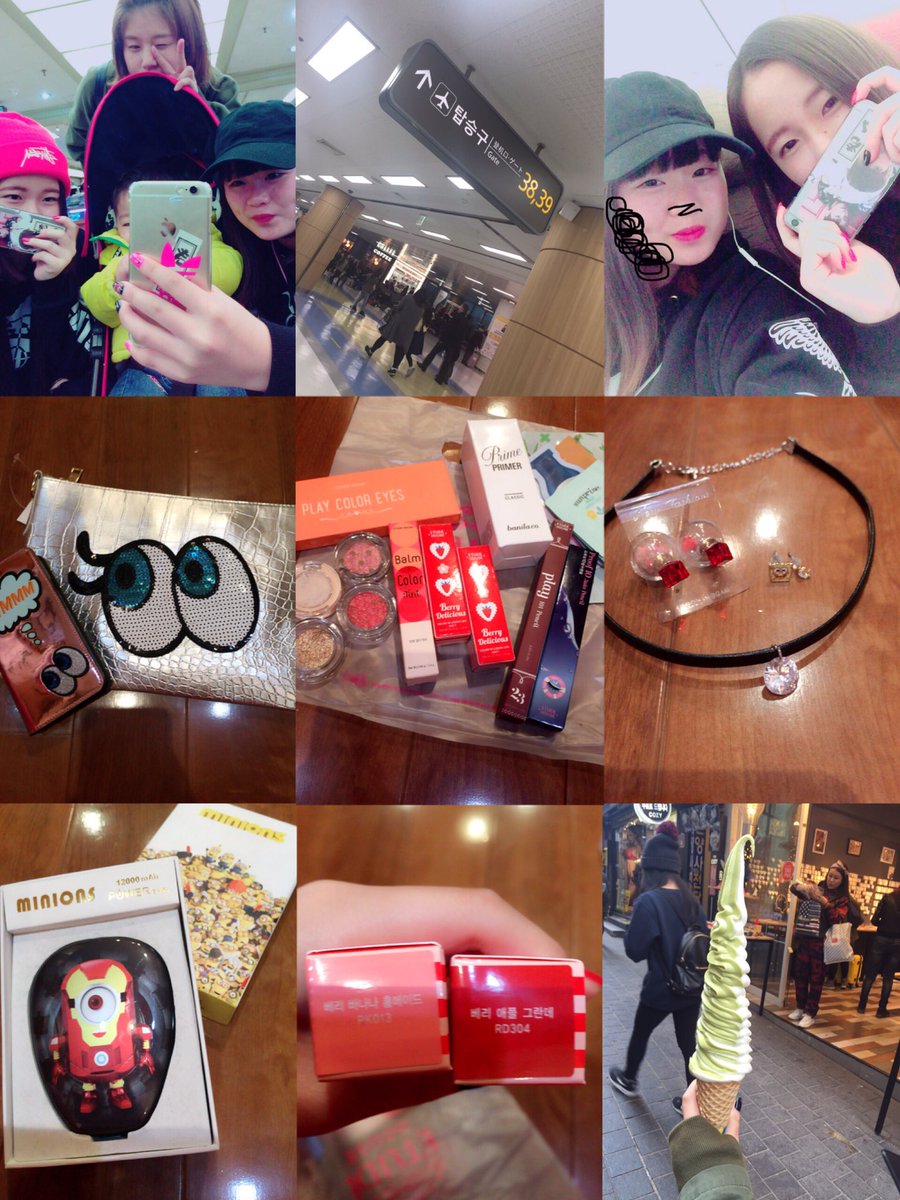 chonshim_Lim's tweet photo. 3/23 -- 3/25   渡韓

常にお腹いっぱいな旅で買い物もいっぱいできて満足な旅でした😁
チキンが食べれなかったのはちょっと心残りだけどまた次のときに😘
双子ちゃんと2人で明洞の街を歩けたからいつもよりも楽しかったありがと https://t.co/B0oaEGKKia