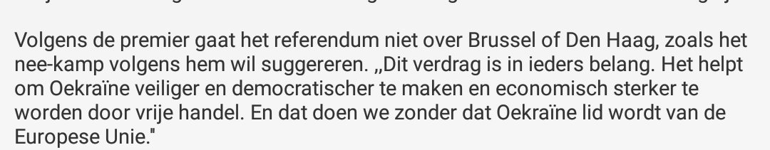 rkemp59's tweet photo. Ja, dit kennen we nu wel! Oekraïne wordt, op termijn dus, gewoon lid van de EU..  #stemNee #geenpeil #referendum https://t.co/sJTxmURpYO
