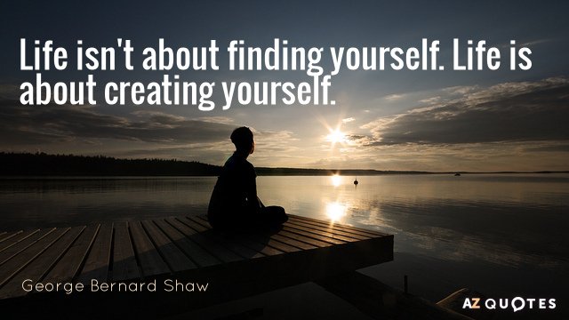 AzQuotescom's tweet photo. Life isn't about finding yourself. Life is about creating yourself. - George Bernard Shaw
https://t.co/Qm8iMqh0wn https://t.co/8IDQLb1h4k