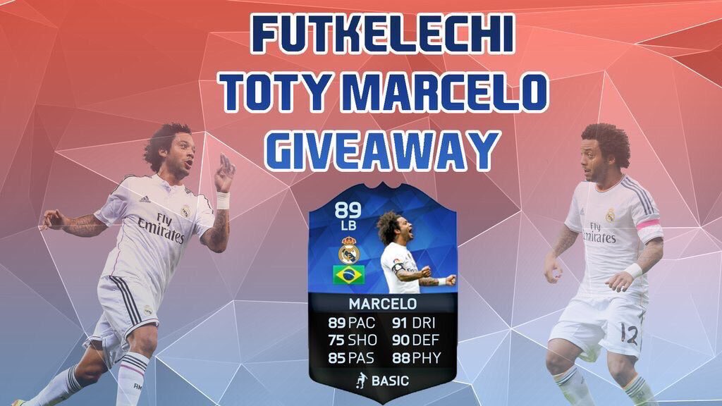 TOTY MARCELO GIVEAWAY!!!
Must:
-RT this
-Follow me and @TheFutties 
-Tag mates 

Winner soon!!!