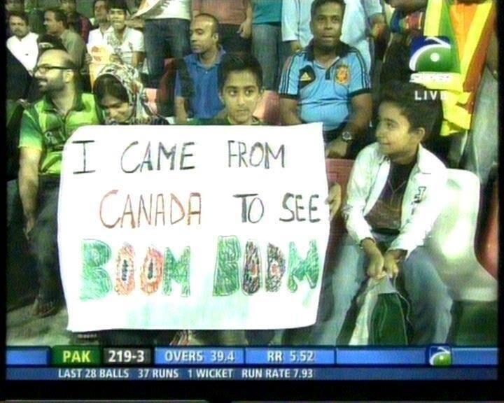 Lalasfan10's tweet photo. #PakNeedsBoomBoom
u r the reason to watch cricket π\o/ @SAfridiOfficial
https://t.co/OybUosg5ps