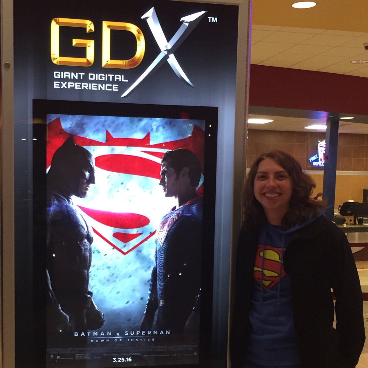 helllooitsjfk's tweet photo. #BatmanvSuperman #noel #actress #exciting even if you were only on screen for a few seconds it's a start! https://t.co/1STZ612RWk