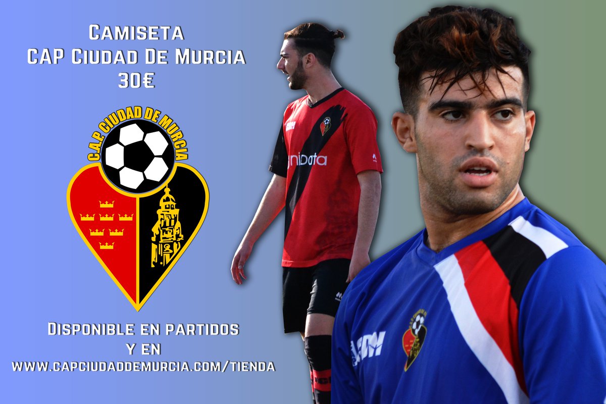 CiudadDeMurcia's tweet photo. Hazte con tu camiseta del Ciudad en https://t.co/CZH6FQ6ACX o los días de partido.

#VisteRojinegro https://t.co/KruX5W3xDX