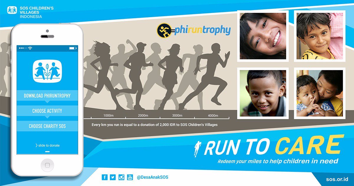 desaanaksos's tweet photo. Ayo berolahraga sambil berdonasi! #RunToCare https://t.co/1jhM9NSdH0