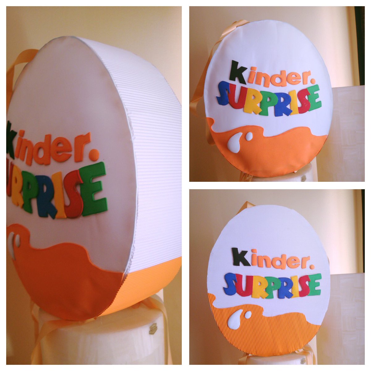 PartyTimeEva's tweet image. Kinder surprise Piñata, what a great idea!!! #surprise #party #gifts #decor #fun #kids