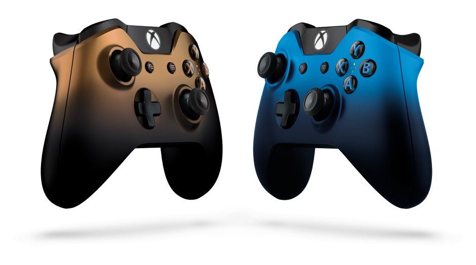GAMEHinckley's tweet photo. Pre-order these gorgeous #XboxOne controllers in store now! Do you prefer #DuskyBlue or #Copper? https://t.co/91hdXKvrh3