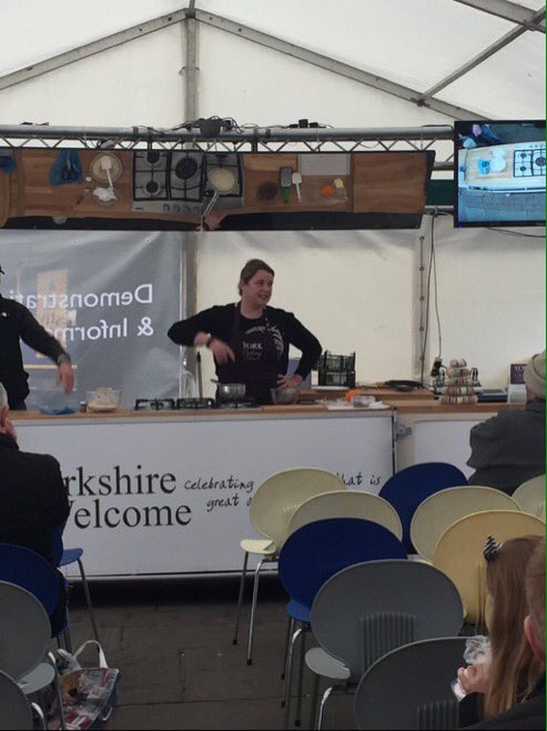 Demoing #Macaron making <a href="/YorkChocFest/">York Chocolate Festival</a>