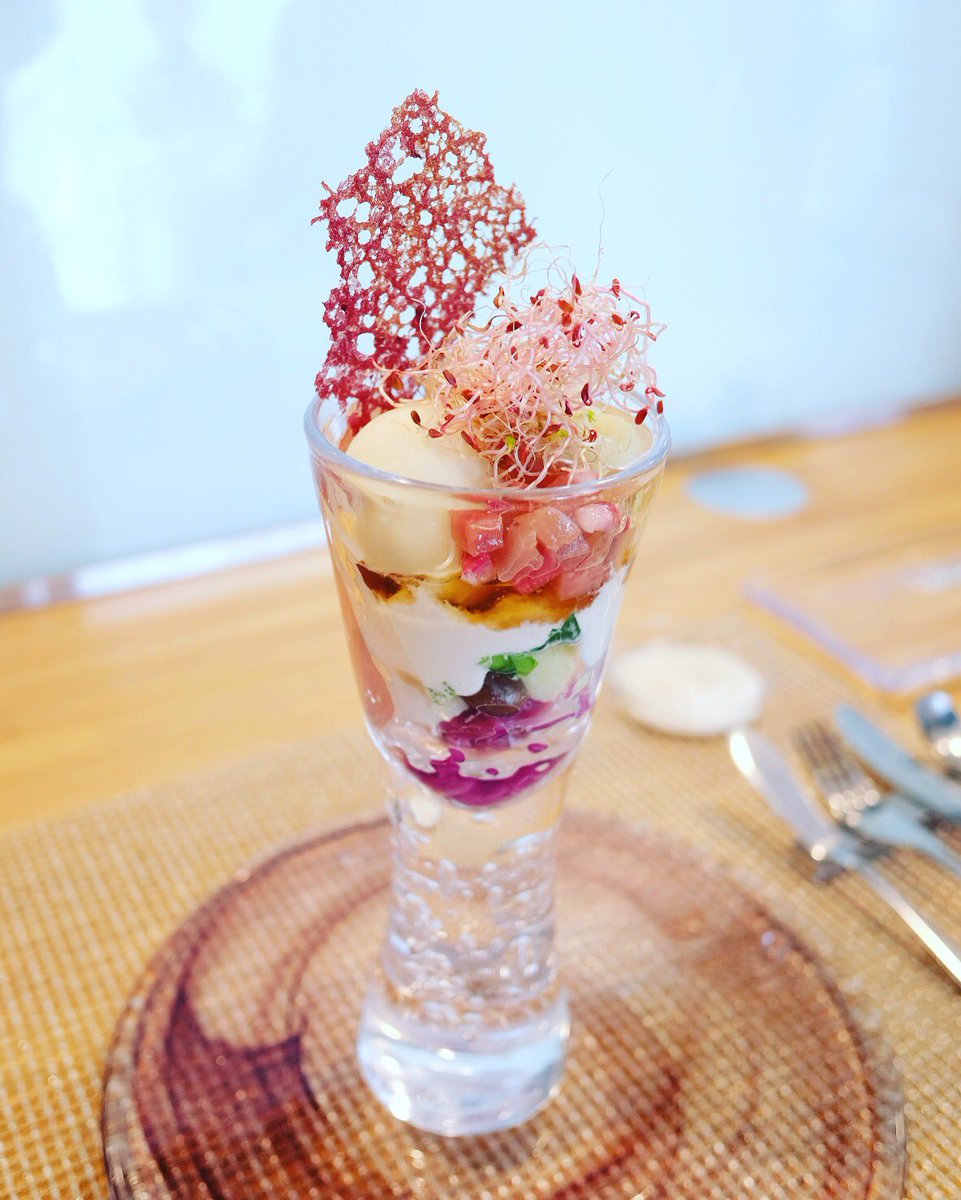干 ナマダ 芋 ビストロアム 恵比寿 野菜パフェ 美しいし美味しいしヘルシーだし最高ですわ T Co Ryqwrhzz04