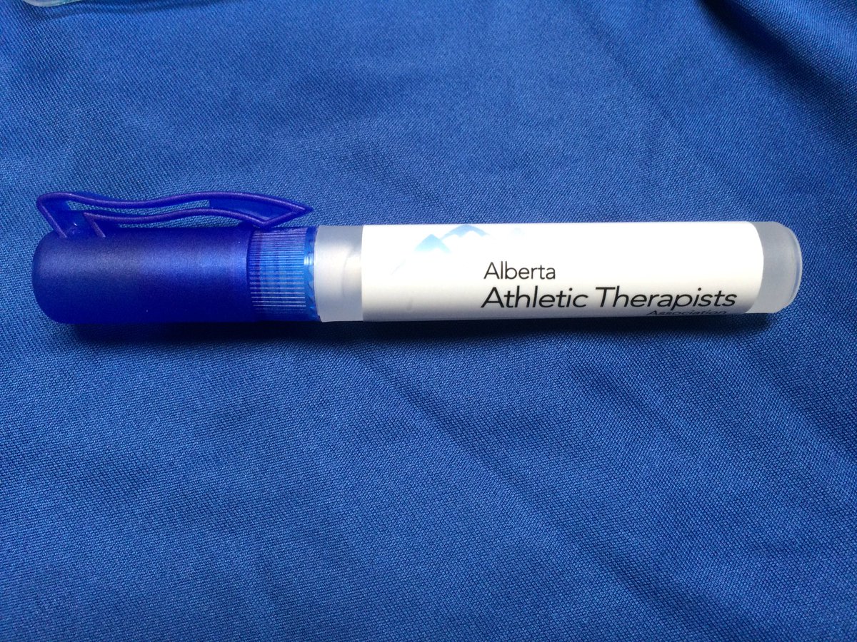 AATA_therapy's tweet photo. Clean hands! New hand sanitizer pens are here #badgerms #athletictherapy https://t.co/iDubrom4Me