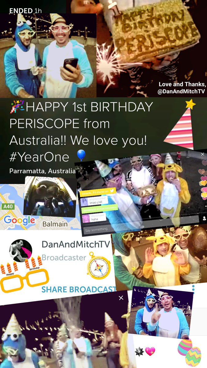 jdfly101's tweet photo. #Periscope #YearOne @danandmitchtv 
Happy Anniversary to all the scopers who offer beauty &amp; joy &amp; in doing so, hope. https://t.co/sHHtcoWPus