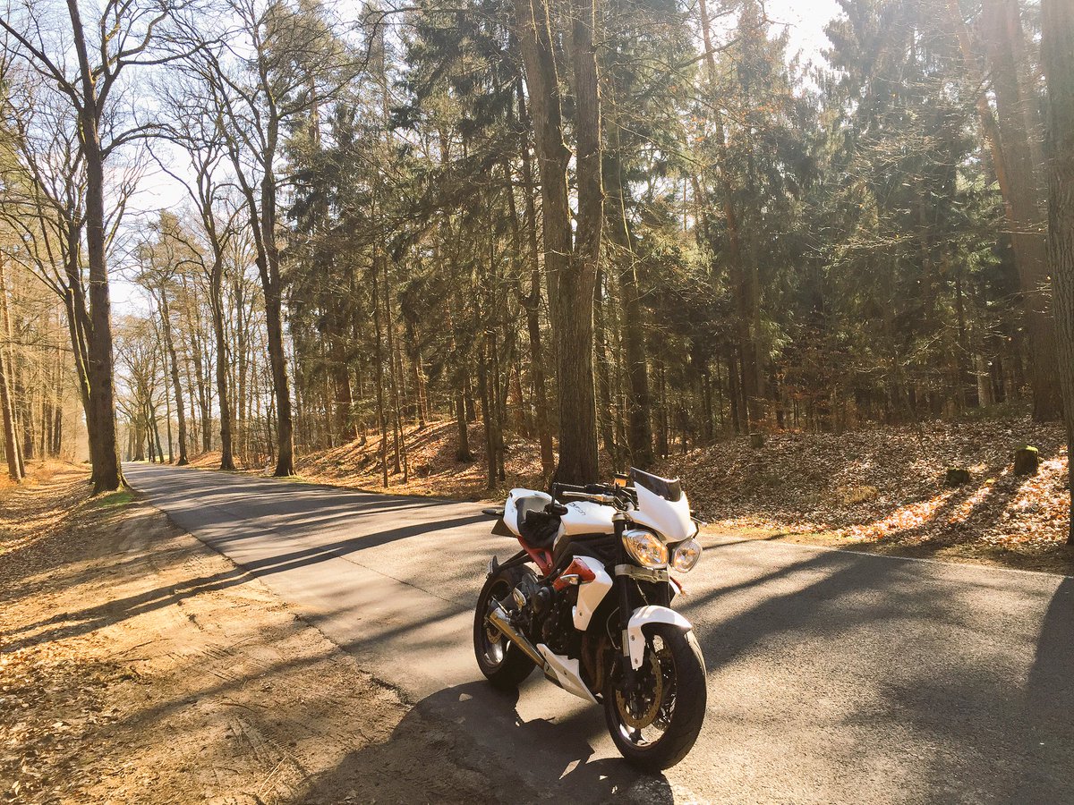 What a perfect day for a ride. <a href="/UKTriumph/">Triumph Motorcycles</a> <a href="/MCNnews/">Motor Cycle News</a>