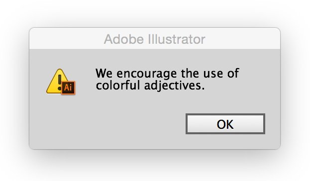 Vonster's tweet photo. Create your own @illustrator error messages. Download PSD file here: https://t.co/PZSBRIHY7g #AdobeError https://t.co/OYX1Ix2FSo
