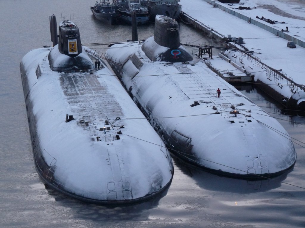ソ連が開発した世界最大の潜水艦｢タイフーン型原子力潜水艦｣ 潜水艦
