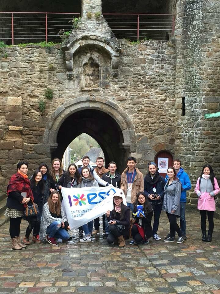 La rallye photo de cet aprèm à fait des heureux même sous la pluie #erasmuslife #ThisIsESN #springbreizh2016 📷