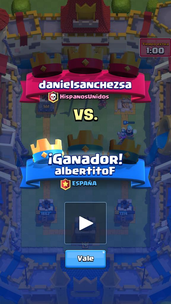 Partida de hoy de nuestro jugador Alberto contra un miembro de @Hispanos_Un1dos