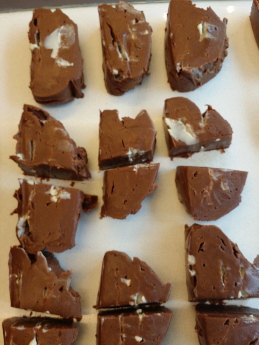 Happy Easter! Double Chocolate fudge ready now....#yumyum