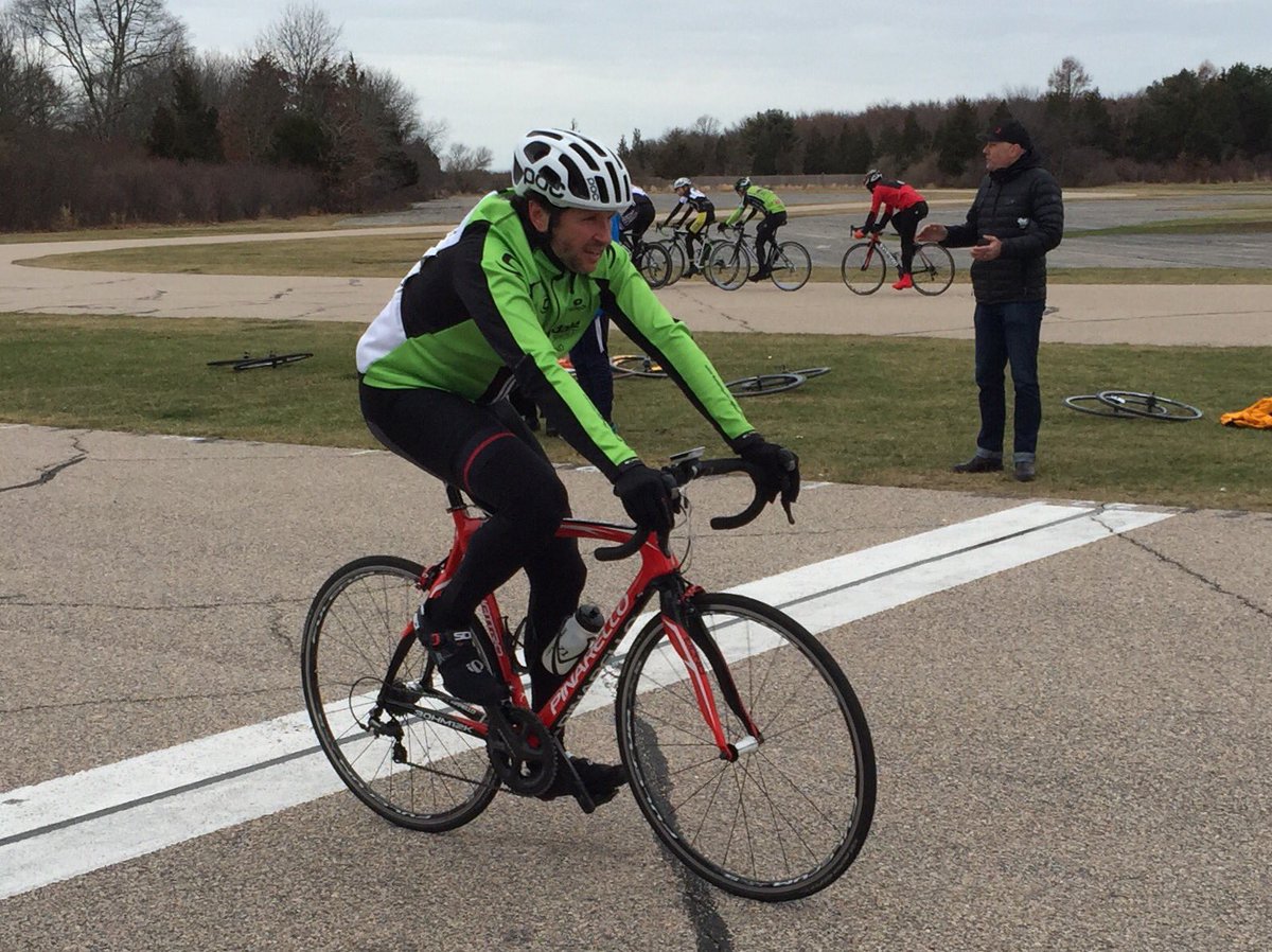 NewEnglandDevo's tweet photo. He may have been cooked but @twhaines finished a respectable 21st in the cat 5 race #sunshinecrit https://t.co/u5Dkq8NkYR