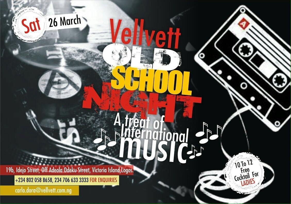 VellvettLounge's tweet photo. It's going down today, come party with style @VellvettLounge. Old school night turn up!! https://t.co/04Z06hhOtJ