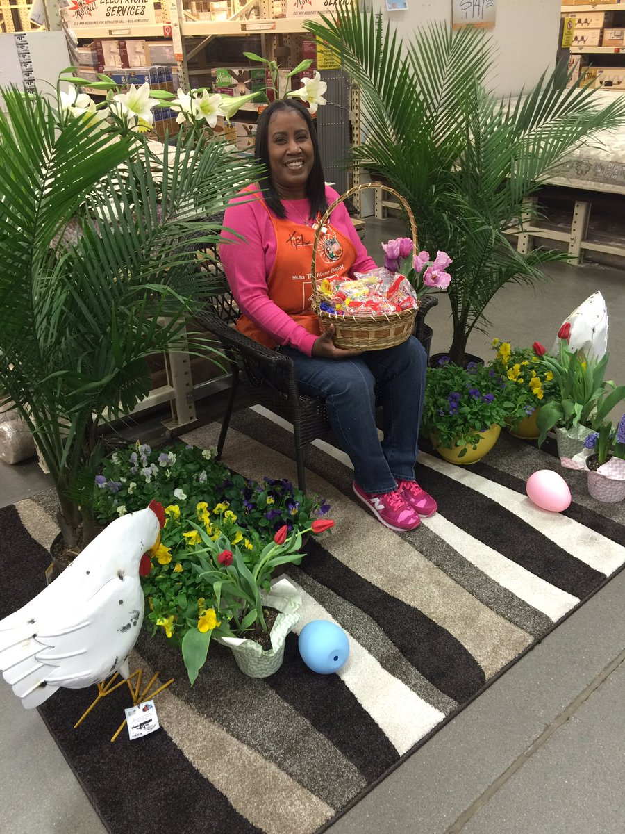 Kelly Williams is waiting for the Easter Bunny!! Good times at #2742