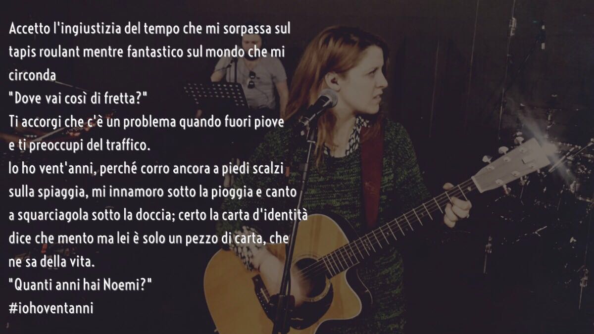noemiofficial's tweet photo. "Quanti anni hai Noemi?" #ioho20anni 
@iodonnalive https://t.co/uuOkjZWz1w