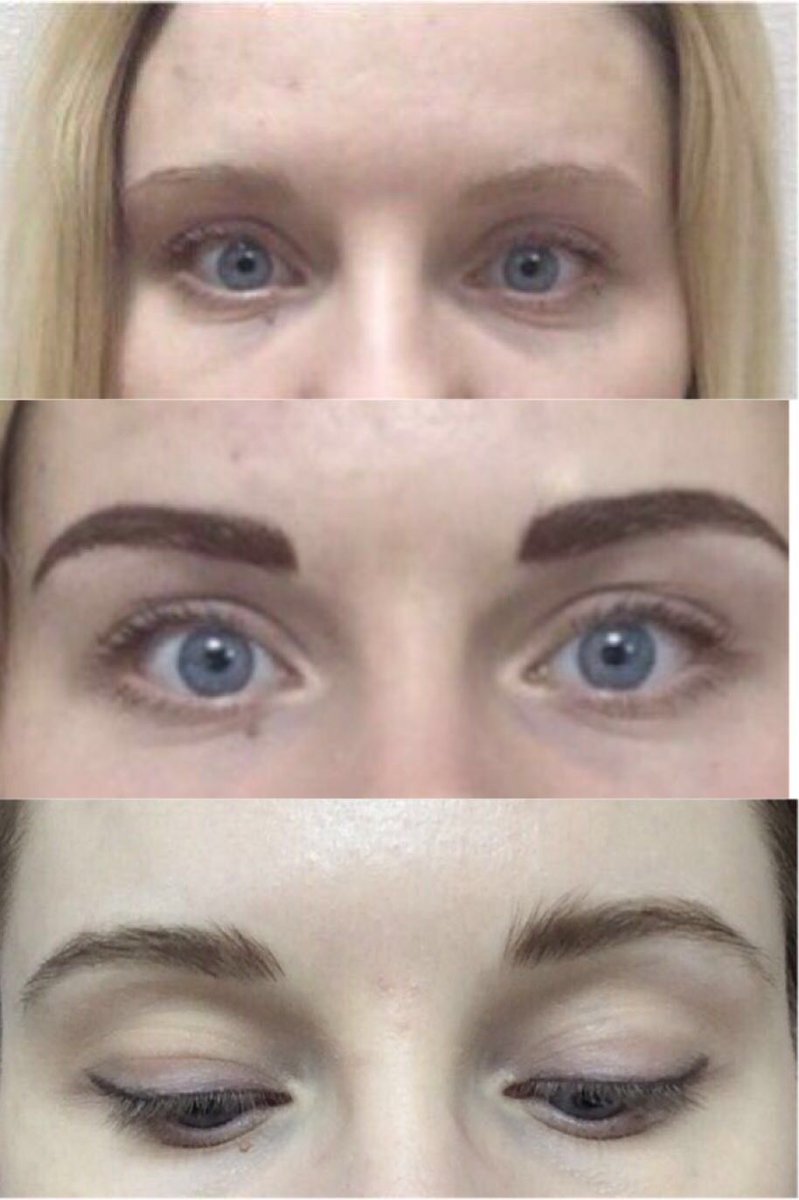 Микроблейдинг бровей: до и после, особенности процедуры на фото How to draw eyeb