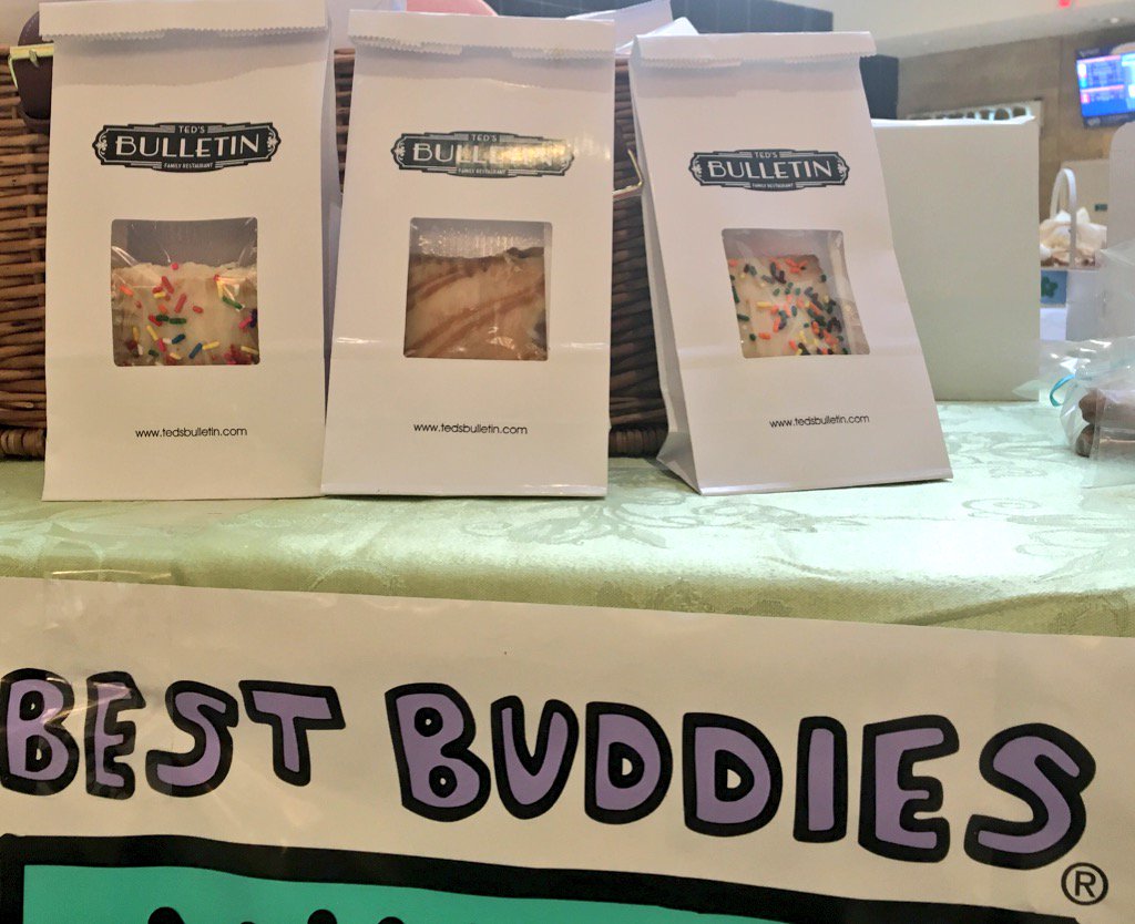 TommyMcFLY's tweet photo. The @BestBuddiesCR Bake Sale is OPEN @ShopTysons @Macys Court! Thank you @TedsBULLETIN #BBProm2016 https://t.co/lroVYSmpUN