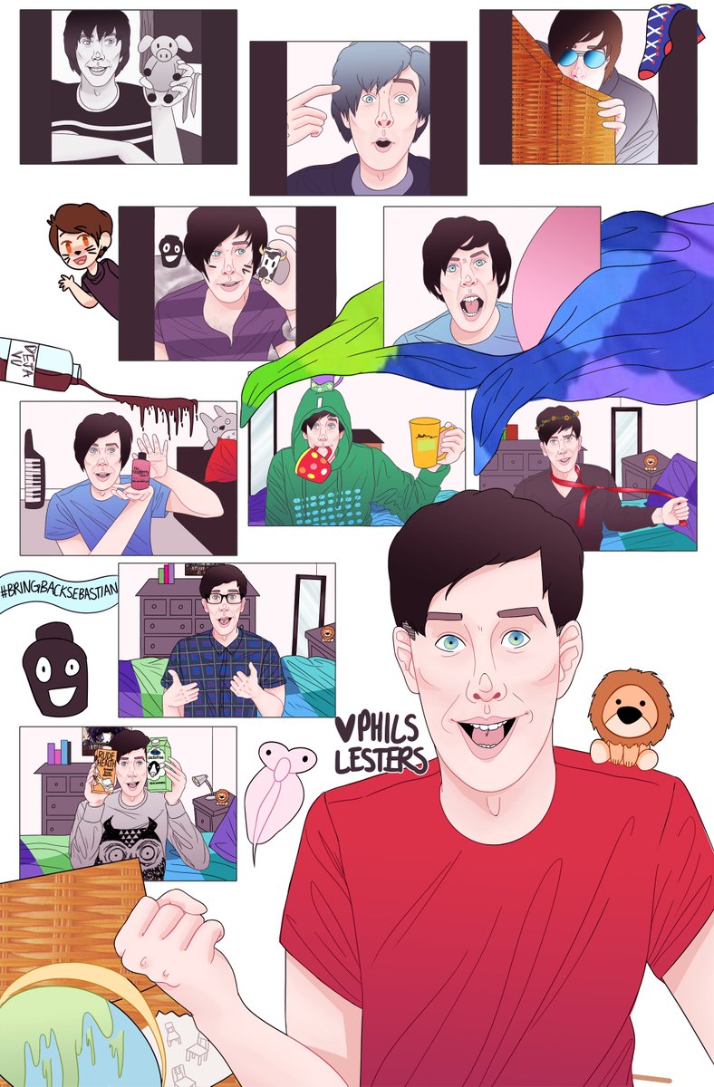 amiteeka's tweet photo. happy #10YearsOfAmazingPhil! featuring my fave @AmazingPhil videos throughout the years :') #BringBackSebastian https://t.co/OYI3rIpuI4