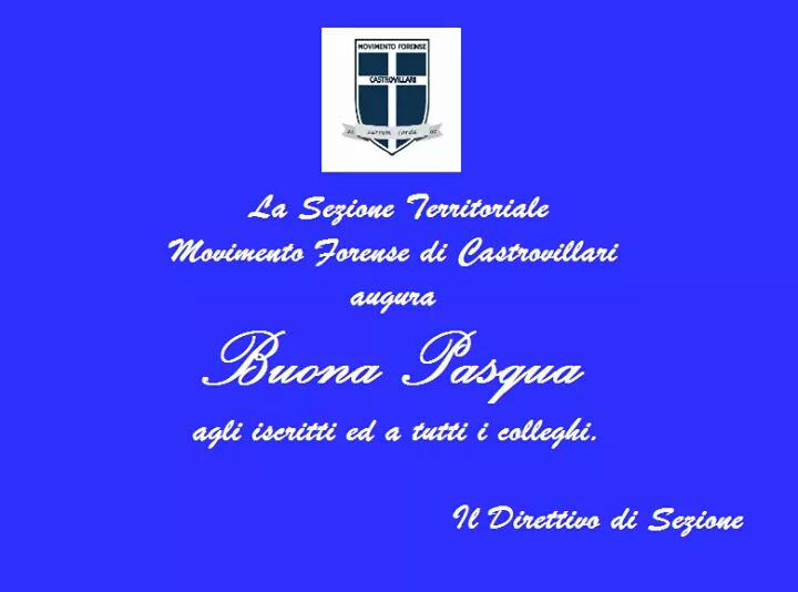 #buonapasqua #movimentoforense
