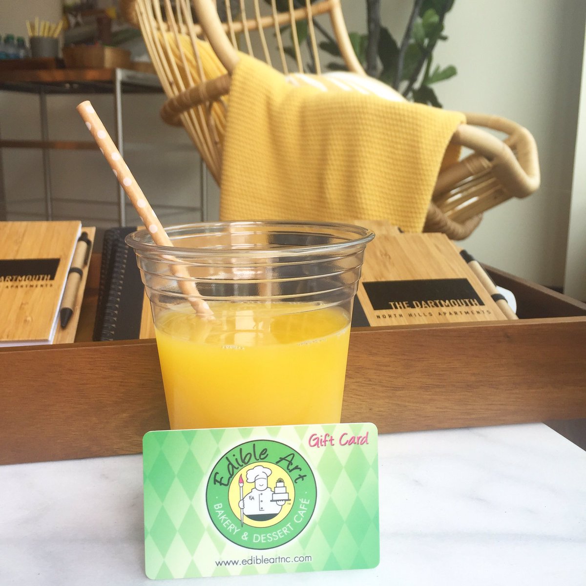 Stop in for treats and info on this beautiful #saturday and enjoy an <a href="/EdibleArtNC/">Edible Art Bakery</a> cupcake on us! #NorthHills ☀️🍰🍾