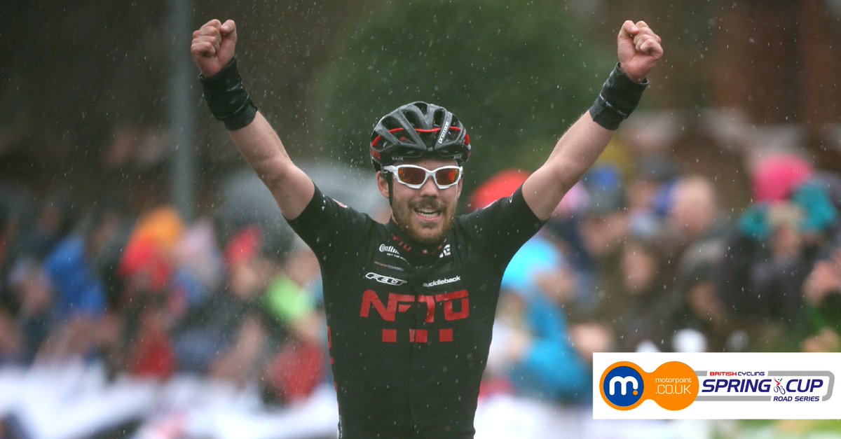 BritishCycling's tweet photo. .@NFTO rider Edmund Bradbury takes a solo victory in the #ChorleyGP #MPSpringCup round one 2 D Appleby, 3 D Gardias https://t.co/94R4JzcMv4