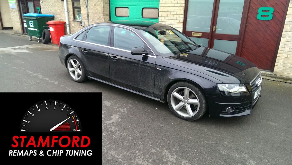 Audi A4 in for stage 1 performance remap. 136bhp to 185bhp.