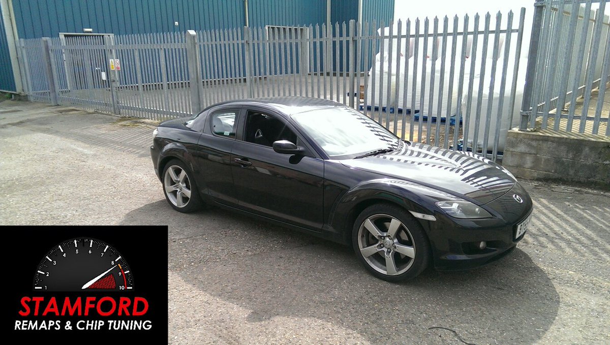 Mazda RX8 in for a stage 1 remap.