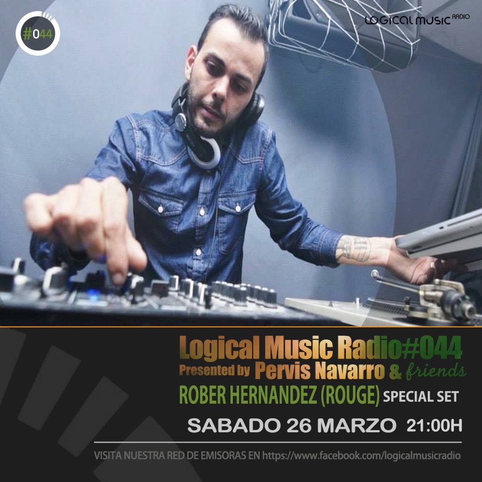 Logicalmusicfm's tweet photo. #LogicalMusicRadio #044 by @pervisnavarro &amp; friends con #ROBERHERNANDEZ esta noche a las 21:00h @RadioLosYebenes https://t.co/WlgqIvSsrv