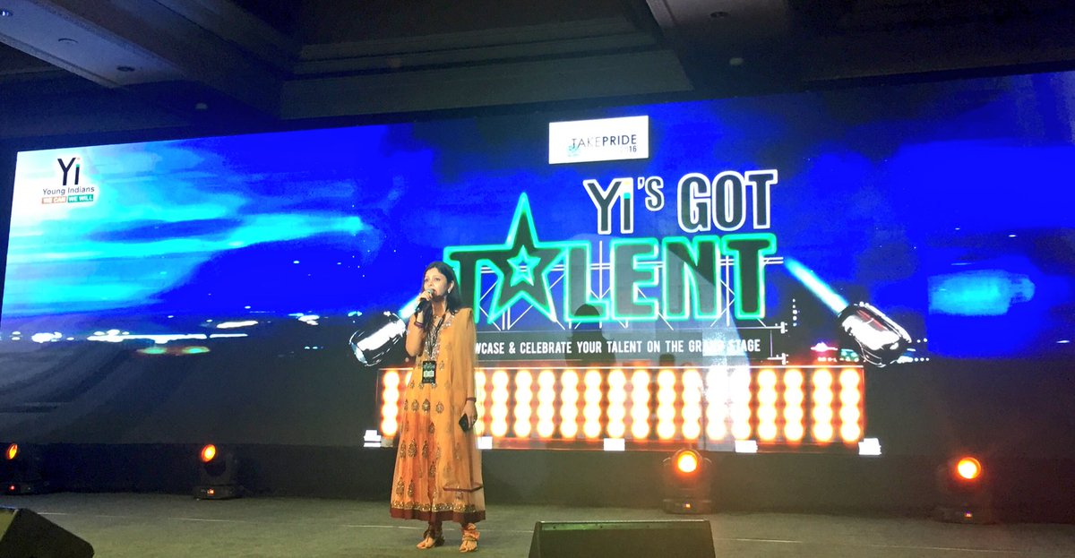 YiTweets's tweet image. WOW! #YisGotTalent Real &amp;amp; Serious! #YoungIndians singing beautifully at da talent show! #takePRIDE #YiNationalSummit