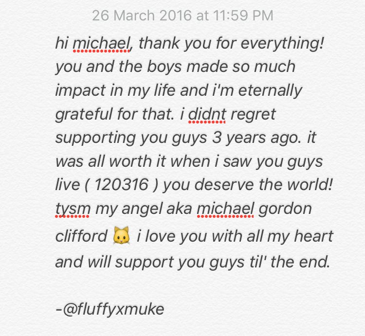tysm for being my sunshine & i love you so much  @Michael5SOS 