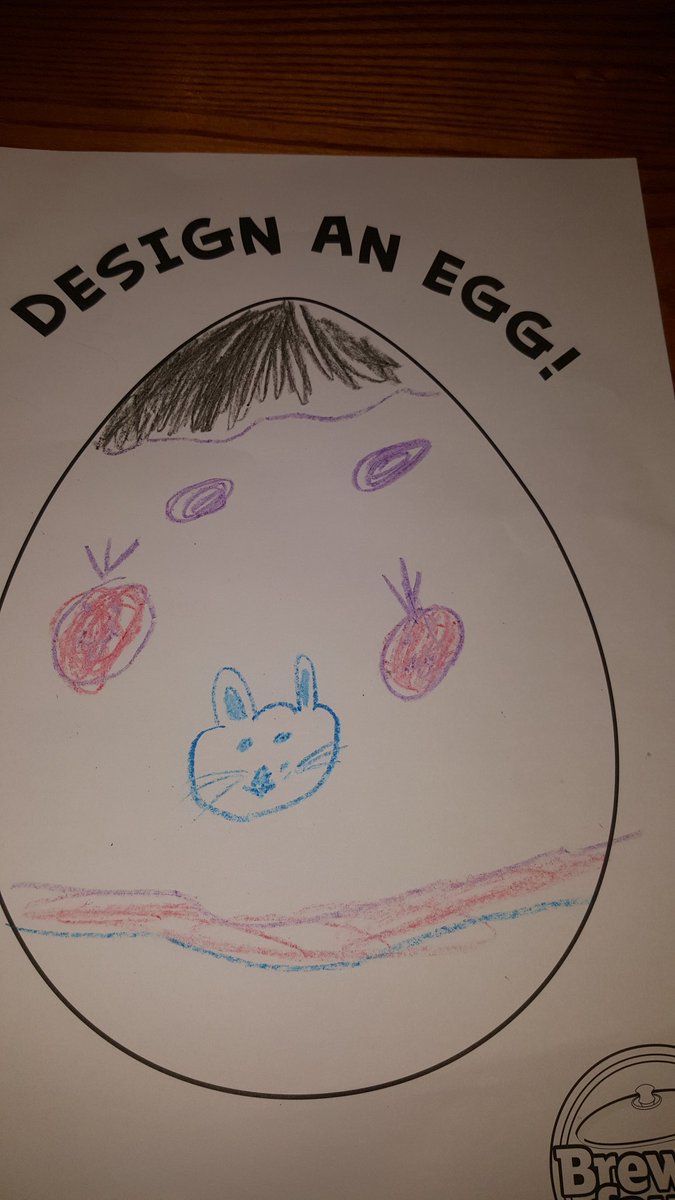 Little ones loving the design your own egg competition <a href="/SpencerGraydon/">Spencer Graydon</a> @SouthWalesBF