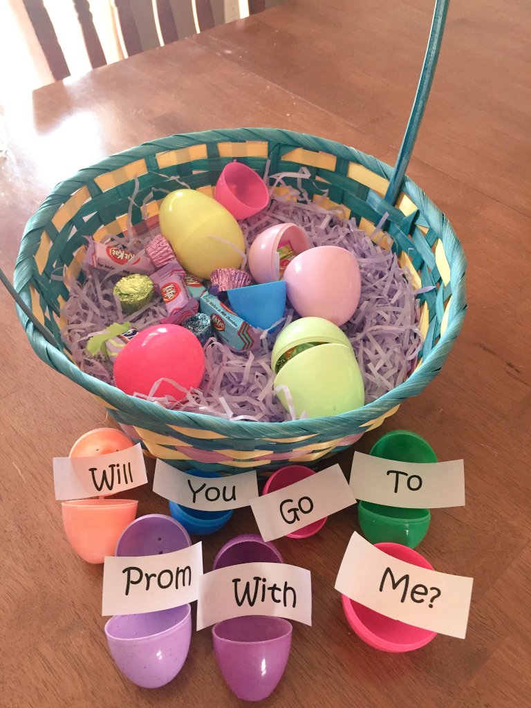 TrevorWander's tweet photo. Easter Promposal = Cute Date https://t.co/4kEqqprveA