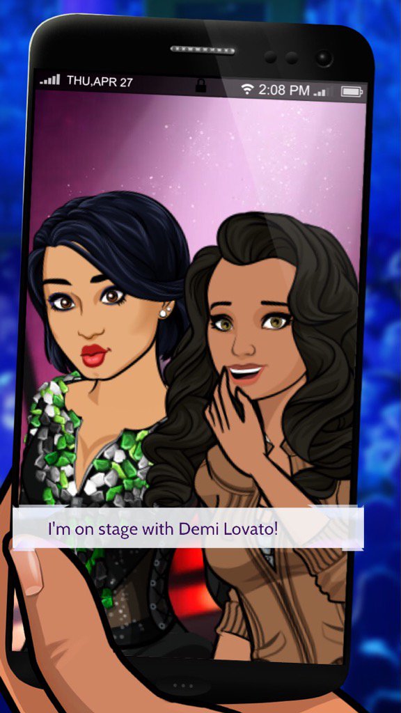 I got a photo on stage with Demi Lovato! #episode #demipathtofame bit.ly/EpisodeHere