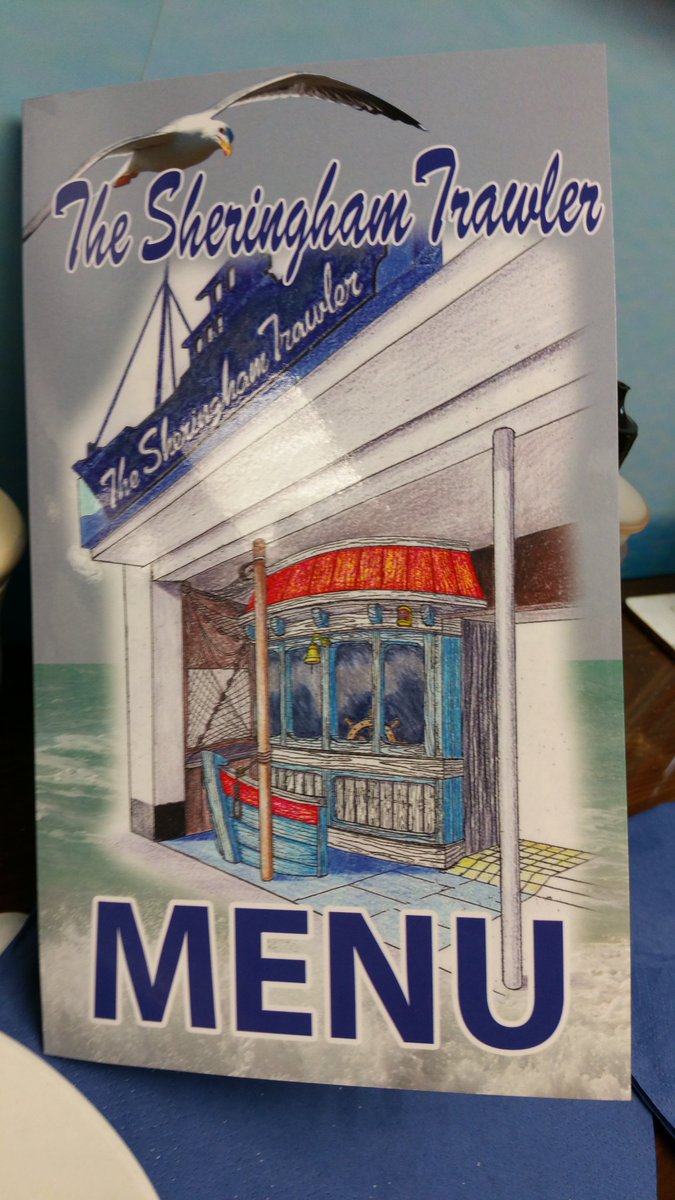 RReverything's tweet photo. The Sheringham Trawler Review 

Lovely Crisp Chips 
Delicious Scampi

A Solid 8 out of 10

#RRfood #RReverything https://t.co/cfuKLwnShH
