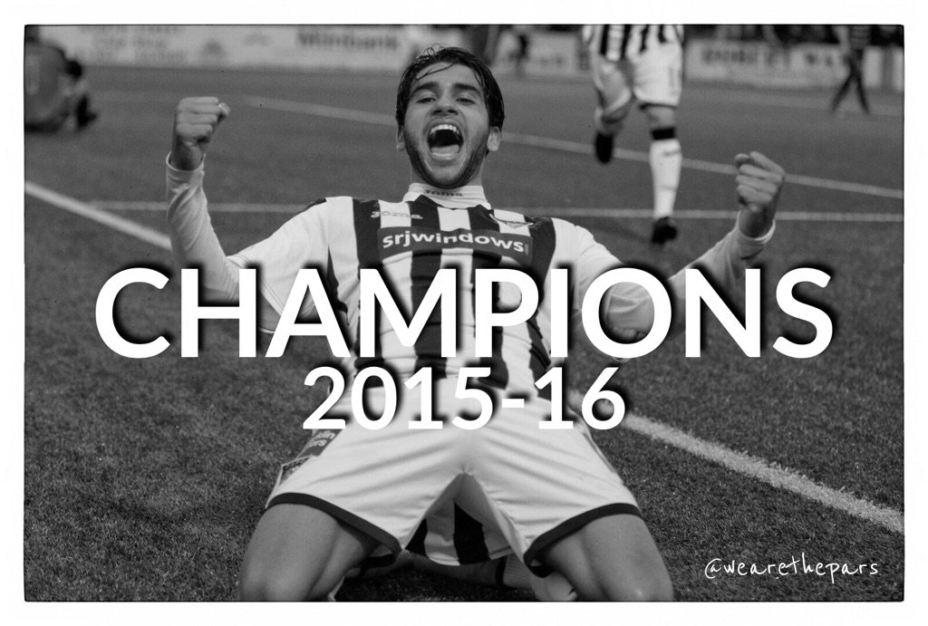 wearethepars's tweet photo. We've done it 🎉🎉 #Dafc #champions https://t.co/UlfWCU5OSh