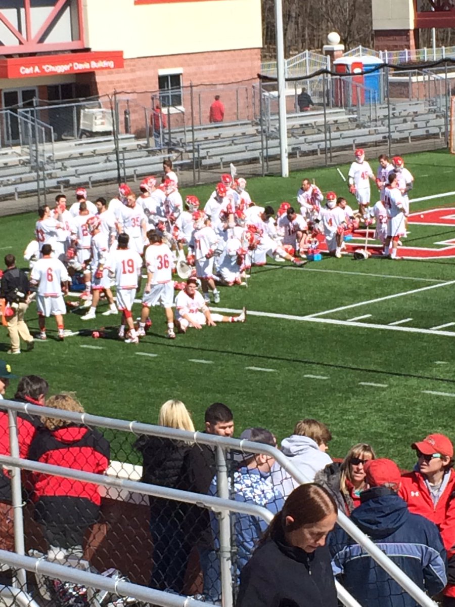 bradcarrSPM's tweet photo. Red dragons playin some of the best lacrosse I've ever seen! 12-4 at halftime #CStateLax https://t.co/USRKx3T68r